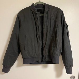 Grey-Blue Bomber Jacket from Oak and Fort (Size XS)
